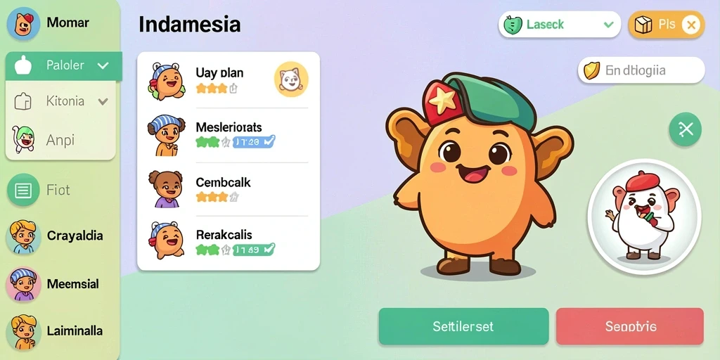 Tampilan antarmuka yang menarik dan modern.