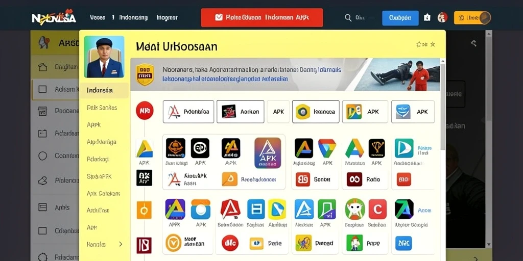 Tampilan awal yang menarik dan informatif.