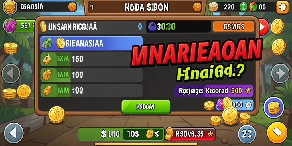 Tampilan awal game yang menarik dan informatif.