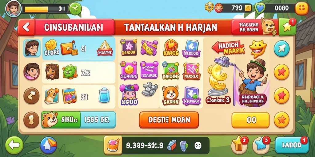 Tampilan menarik dari antarmuka KAWAN777.