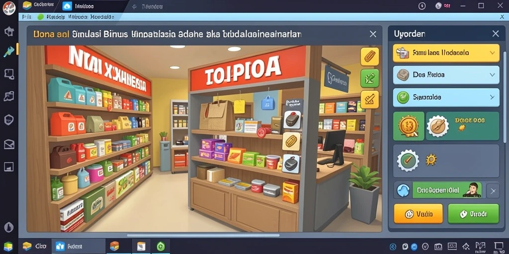 Tangkapan layar menunjukkan karakter utama dalam aksi penuh warna.