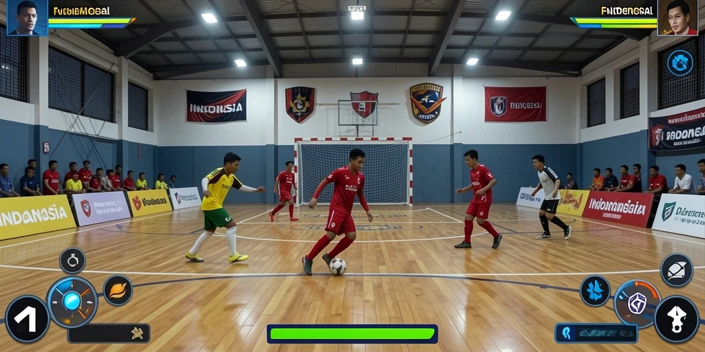 Tangkapan layar karakter utama PGKING dalam aksi.