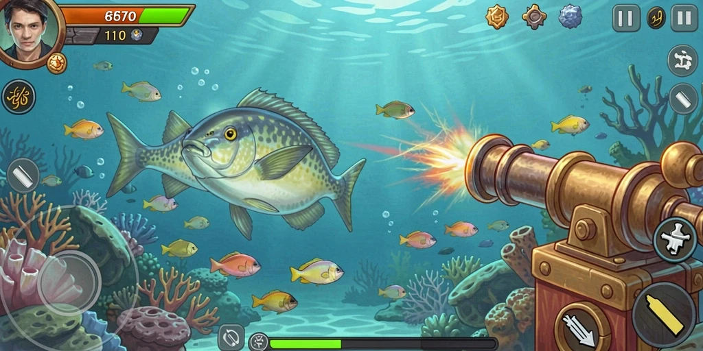 Tangkapan layar menampilkan aksi seru dalam gameplay.