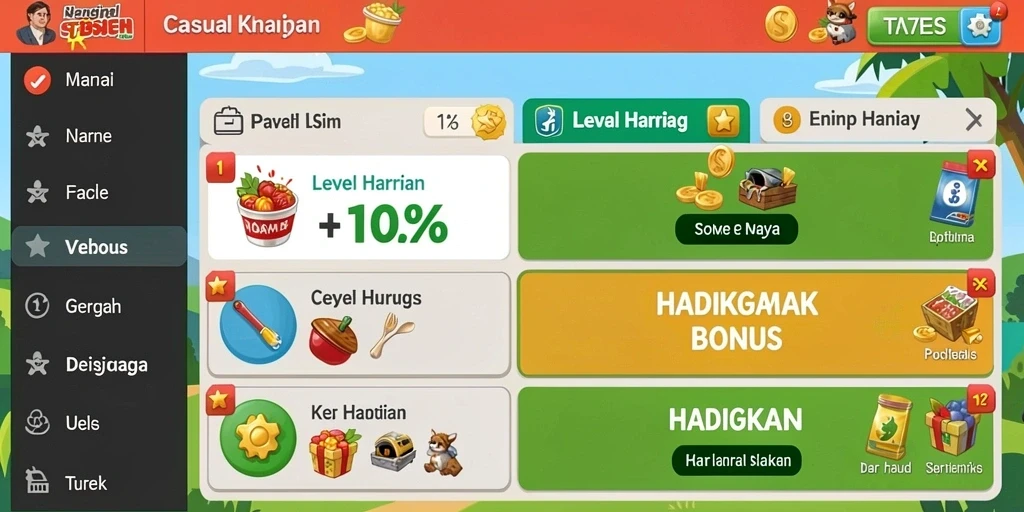 Tampilan antarmuka yang user-friendly dan menarik.