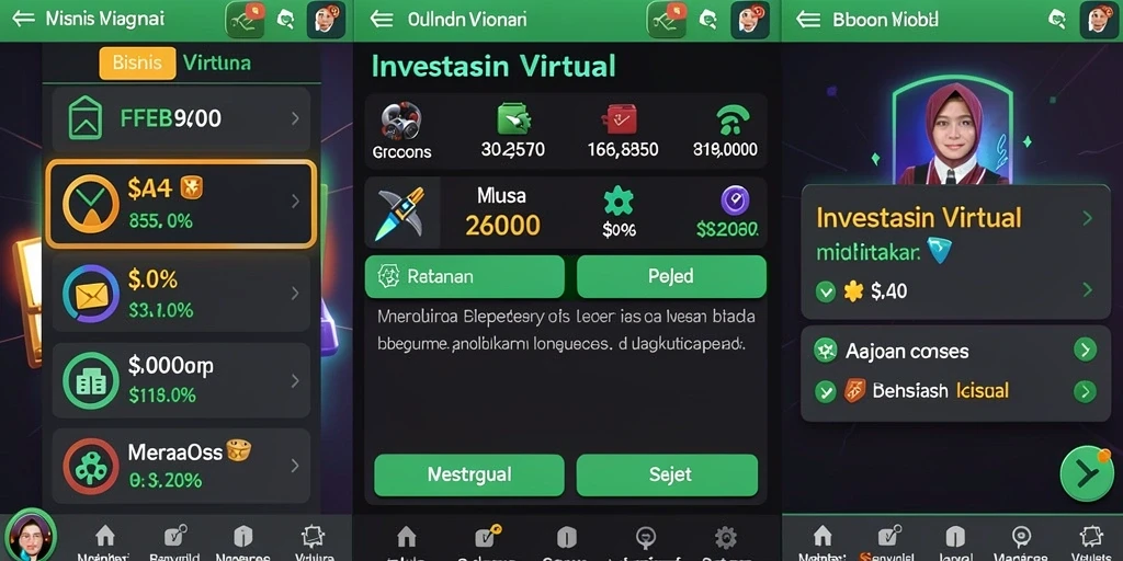Tampilan utama S9S9 dengan grafis memukau.