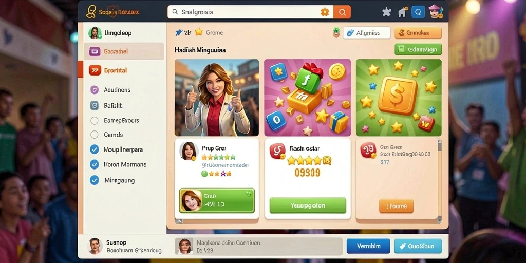 Tampilan antarmuka pengguna yang menarik dan intuitif.