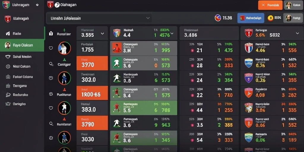 Tampilan antarmuka game yang modern dan menarik.