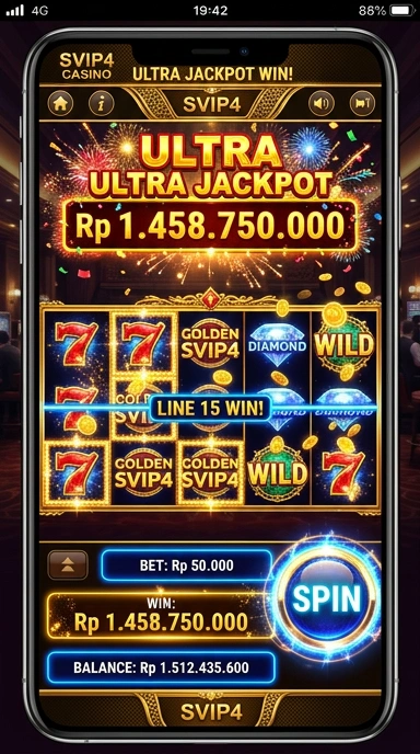 Cuplikan layar menu unduhan svip4 untuk perangkat Android